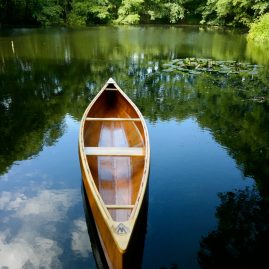 wooden canoe for sale England