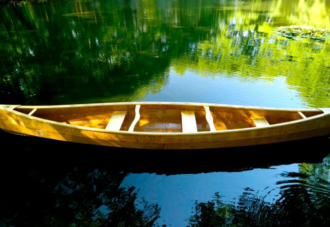 wooden canoe for sale Norfolk England